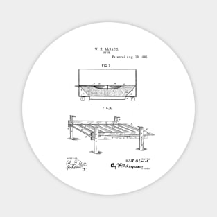 Oven Vintage Retro Patent Hand Drawing Funny Novelty Gift Magnet